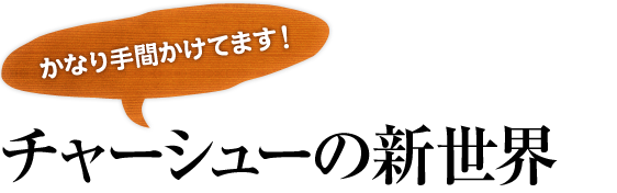 かなり手間かけてます！チャーシューの新世界